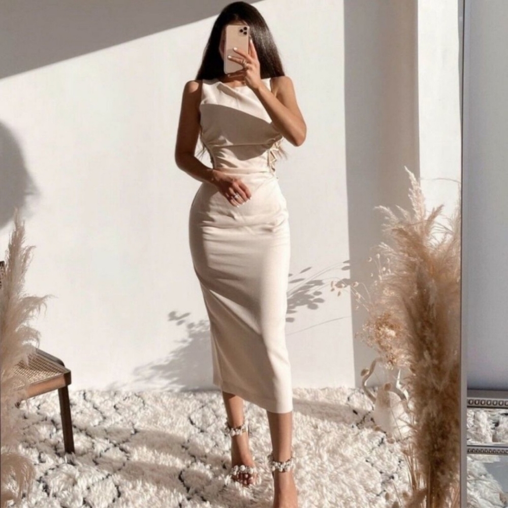 zara | midi dress